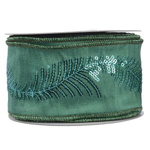 Декоративная лента Emerald Windsor: Turquoise luxury 1000*6.5 см