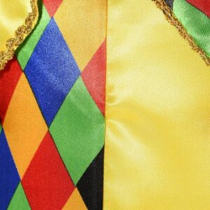 Карнавальный костюм Шут Карамболь, рост 134 см Батик фото 3