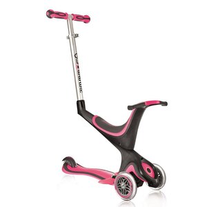 Самокат-трансформер Globber Evo 5 в 1, колеса 121/80 мм, розовый, до 50 кг Globber (Глоббер) фото 1