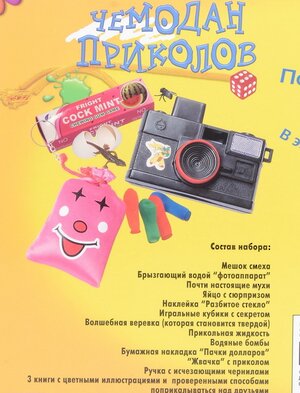 Игровой набор Чемодан приколов с книгами 32.5 см Новый Формат фото 4