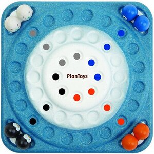 Деревянная настольная игра Людо Plan Toys (План Тойс) фото 2