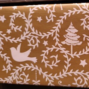 Бумага для подарков Magic Christmas: Голубкина Нежность 200*70 см Kaemingk фото 2