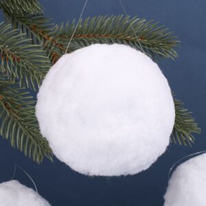 Украшение Снежки, 100 мм, 4 шт Kaemingk фото 3