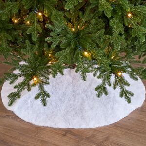 Юбка для елки Снежная с перламутровой посыпкой 100 см