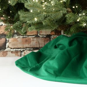 Декоративное покрывало Рождественское 100*80 см зеленое Kaemingk фото 2