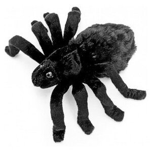 Мягкая игрушка Тарантул черный 19 см