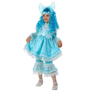 Карнавальный костюм Кукла Мальвина, рост 134 см Батик фото 1