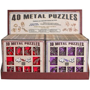 Большой комплект головоломок 4 Цвета, 16 наборов по 10 шт Eureka фото 1