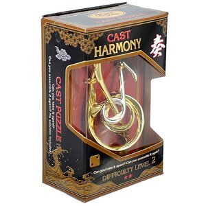 Головоломка Гармония, сложность 2, металл Hanayama (Ханаяама) фото 1