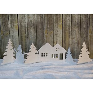 Интерьерно-оконная декорация Зимний Лес 100*25 см Kaemingk фото 2