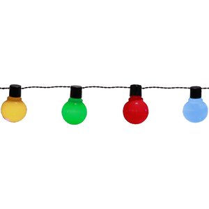 Гирлянда из лампочек Party Lights 16 ламп, разноцветные LED, 4.5 м, черный ПВХ, IP44 Star Trading фото 2