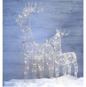 Светодиодный Олень Криспи 69 см, 72 теплые белые LED лампы, IP20 Kaemingk фото 2