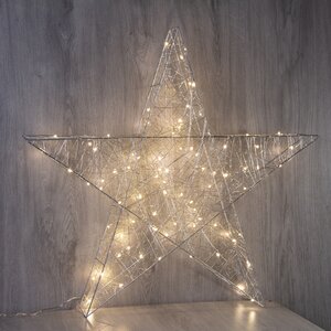 Светодиодная фигура Звезда Lotta Shine 70 см, 80 теплых белых LED ламп, IP20 Kaemingk фото 1