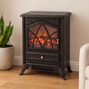 Декоративный камин с обогревом Гаретт 54*42 см, диммер