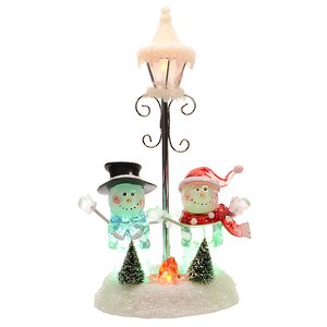 Снеговики светящиеся, 26 см, LED, батарейка Kaemingk (Кейминг) фото 1