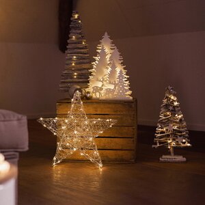 Светодиодная фигура Звезда Lotta Shine 50 см, 60 теплых белых LED ламп, IP20 Kaemingk фото 6