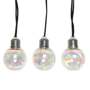 Гирлянда из лампочек Cozy Lights 10 ламп, разноцветные мини LED, 2.7 м, черный ПВХ, IP20 Kaemingk фото 2