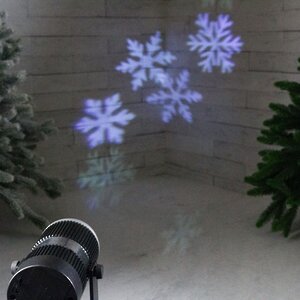 Новогодний светильник для дома Белые Снежинки 36 м2, на батарейках Kaemingk фото 1