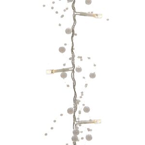 Светодиодная гирлянда Жемчужный Блеск 1.8 м 30 теплых белых LED ламп, прозрачный ПВХ, IP20 Kaemingk фото 2