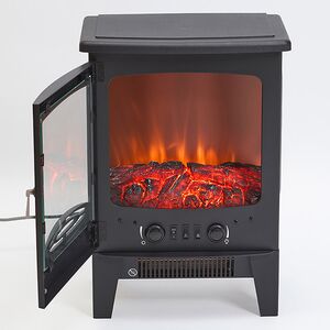 Электрический камин с обогревом Брентвуд 55*39 см, диммер Kaemingk фото 4