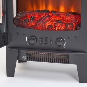 Электрический камин с обогревом Брентвуд 55*39 см, диммер Kaemingk фото 9
