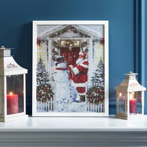 Светящаяся картина Christmas Friends 48*38 см, на батарейках