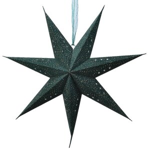 Бумажная звезда-фонарик Velvet Nova Emerald - Stars 60 см Kaemingk фото 3