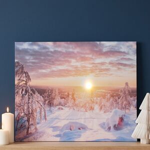 Светодиодная картина Золотой час 48*38 см, на батарейках