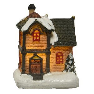 Светящийся домик Merry Village: Scott House 8 см, на батарейках