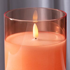 Набор светодиодных свечей с имитацией пламени Одри: Amber 13-17 см, 3 шт на батарейках, таймер Kaemingk фото 4