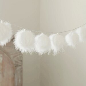 Светодиодная гирлянда Fluffy 10 м, 26 теплых белых LED ламп, прозрачный ПВХ, IP20 Kaemingk фото 4