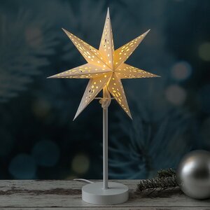 Декоративный светильник Звезда Лорен 42*25 см, 2 теплых белых LED лампы, IP20