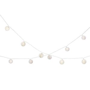 Светодиодная гирлянда Бумажный Шар 2.25 м, 10 теплых белых LED ламп, IP20 Kaemingk (Кейминг) фото 2