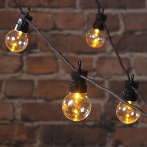 Гирлянда из лампочек, 20 ламп, экстра теплые белые LED, 9.5 м, черный ПВХ, соединяемая Kaemingk фото 5