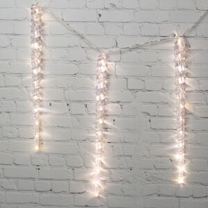 Светодиодные Сосульки Арктика 3*40 см, теплое белое свечение, IP44 Kaemingk фото 2