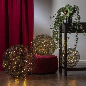 Светящийся шар Gold Coast - Sphere 40 см, 60 теплых белых Big&Bright LED ламп, IP44 Kaemingk фото 3