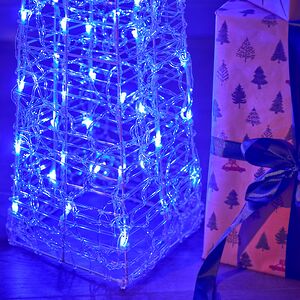 Светящаяся фигура Елка Конус 120 см, 80 разноцветных RGB LED ламп, IP44 Kaemingk (Кейминг) фото 2