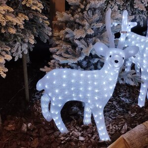 Светодиодный олень Ронни 97 см, 180 LED ламп, IP44