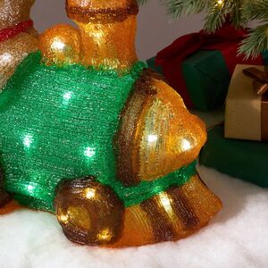 Светящаяся фигура Олень Рудольф - Christmas Train 37 см, 50 LED ламп, IP44 Kaemingk фото 3