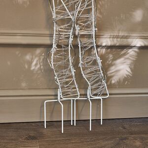 Светящаяся плоская фигура Олень Фостер 89 см, 60 холодных белых LED ламп с мерцанием, таймер, IP44 Kaemingk фото 8