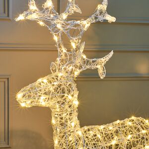 Светодиодный олень Бауэр 116 см, 120 теплых белых LED ламп, IP44 Kaemingk фото 2