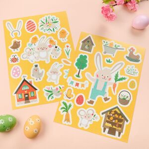 Пасхальные наклейки Яркая Весна 29*20 см, 2 листа
