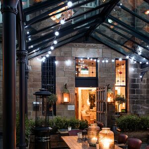 Гирлянда из лампочек Мона 20 ламп, холодные белые LED, 9.5 м, черный ПВХ, IP44 Kaemingk фото 2