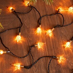 Светодиодная гирлянда Vintage Lights 24 м, 240 теплых белых LED ламп, зеленый ПВХ, контроллер, таймер, IP20 Kaemingk фото 3