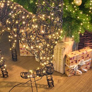 Светящийся олень Гэвин 124 см, 360 теплых белых LED ламп, IP44 Kaemingk фото 4