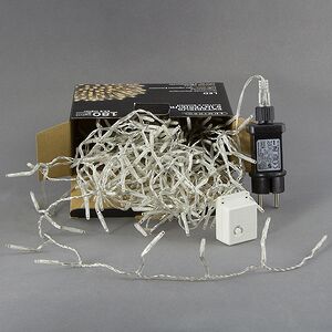 Светодиодная гирлянда Объемная 13.5 м, 180 теплых белых LED ламп, прозрачный ПВХ, контроллер Kaemingk фото 5