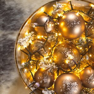 Светодиодная гирлянда нить Lumineo Snake 22.5 м, 1000 экстра теплых белых LED ламп, зеленый ПВХ, контроллер, IP44 Kaemingk фото 1