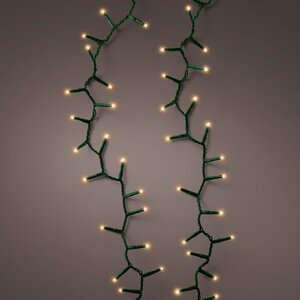 Светодиодная гирлянда нить Lumineo Snake 22.5 м, 1000 экстра теплых белых LED ламп, зеленый ПВХ, контроллер, IP44 Kaemingk фото 2