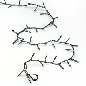 Ярусная гирлянда на елку 210 см Easy Light - Lumineo Snake, 700 разноцветных LED, зеленый ПВХ, контроллер, IP44 Kaemingk (Кейминг) фото 5