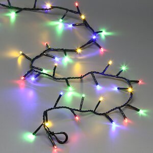Ярусная гирлянда на елку 210 см Easy Light - Lumineo Snake, 700 разноцветных LED, зеленый ПВХ, контроллер, IP44 Kaemingk (Кейминг) фото 2